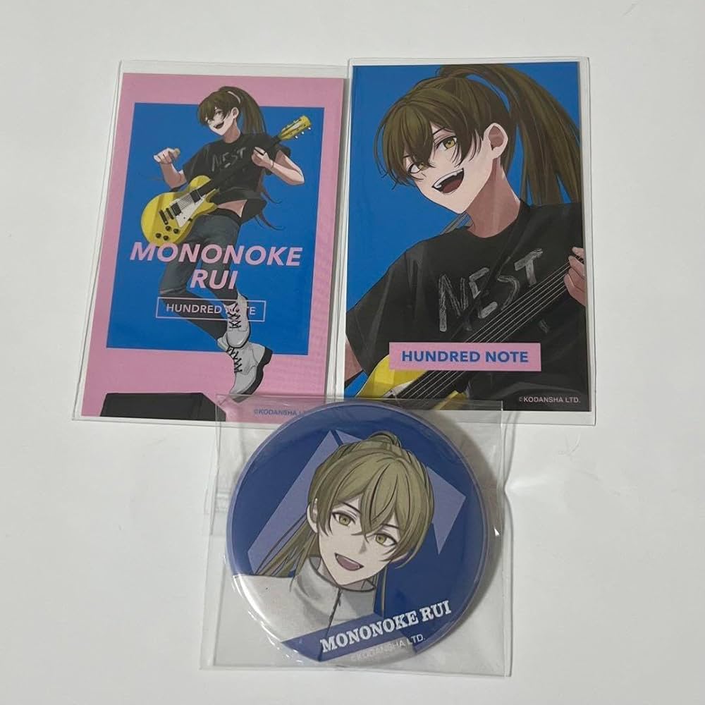 ハンドレッドノート　物怪瑠衣　セット　説明に何があるか詳しくあります。 Amazon | ハンドレッドノート 瑠衣 グッズセット | ノート